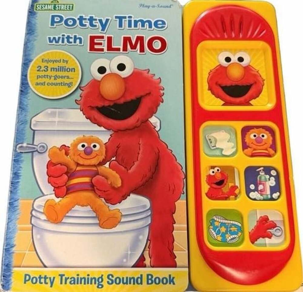 Sesame Street Potty Time with Elmo Sound Book- English-Includes Fresh Batteries!